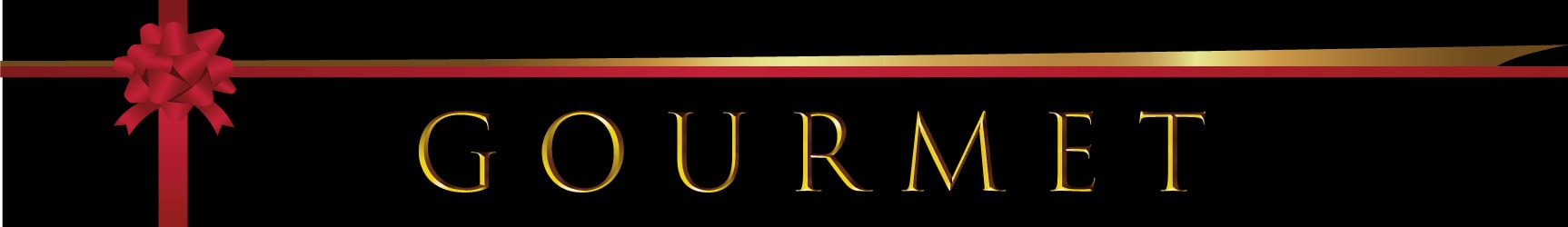 logo gourmet para cestas transparentes